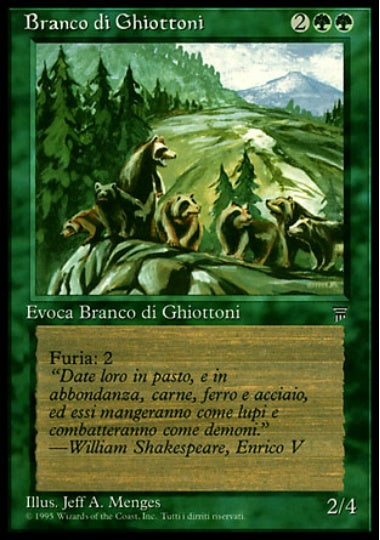 (イタリア語)Branco di Ghiottoni / Wolverine Pack【LEG】 No.214