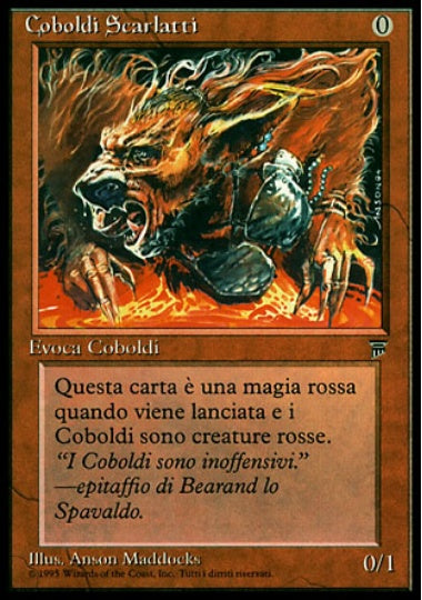 (イタリア語)Coboldi Scarlatti / Crimson Kobolds【LEG】 No.139