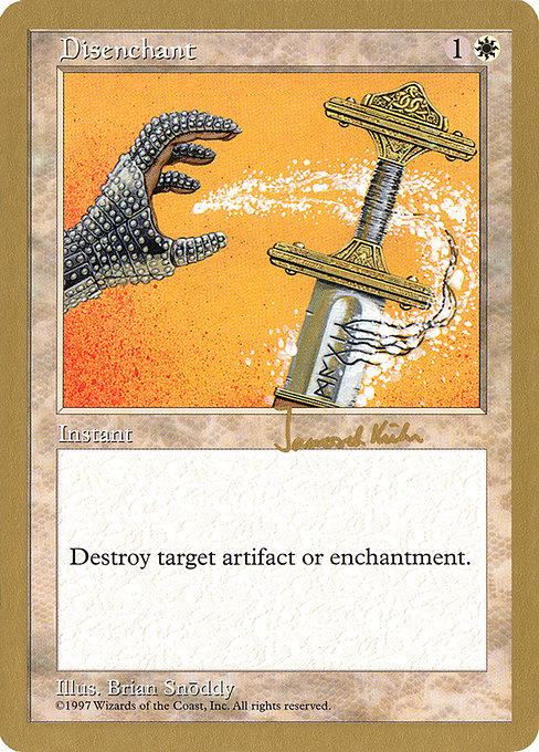 (英)解呪 / Disenchant【WC97】 World Championship Decks 1997 Janosch Kuhn 金枠 No.005