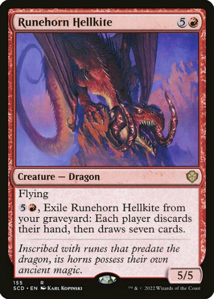 (英)ルーン角のヘルカイト / Runehorn Hellkite【SCD】 No.155