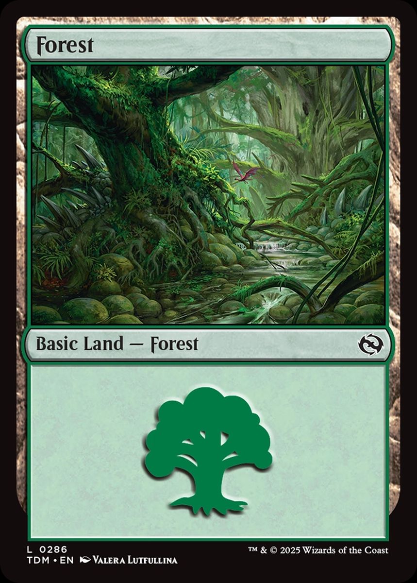 (英)【Foil】森 / Forest【TDM】 No.286