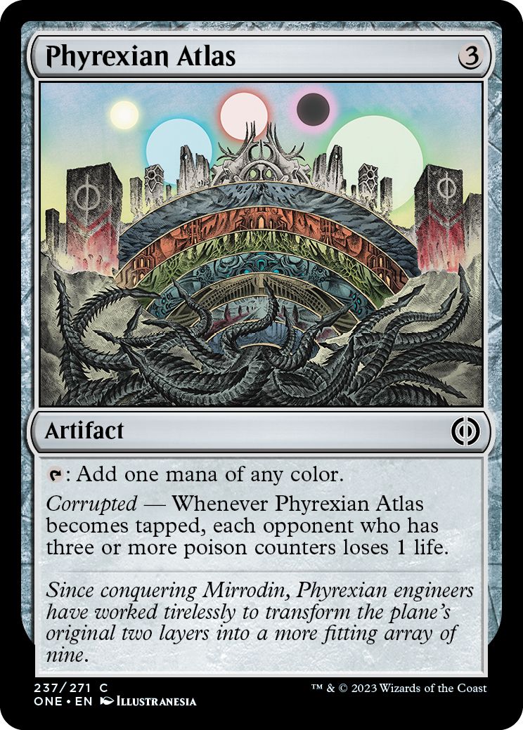 (英)ファイレクシアの大地図 / Phyrexian Atlas【ONE】 No.237