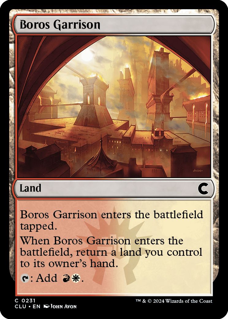 (英)ボロスの駐屯地 / Boros Garrison【CLU】 No.231