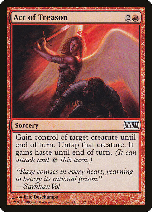 (英)【Foil】反逆の行動 / Act of Treason【M11】 No.121