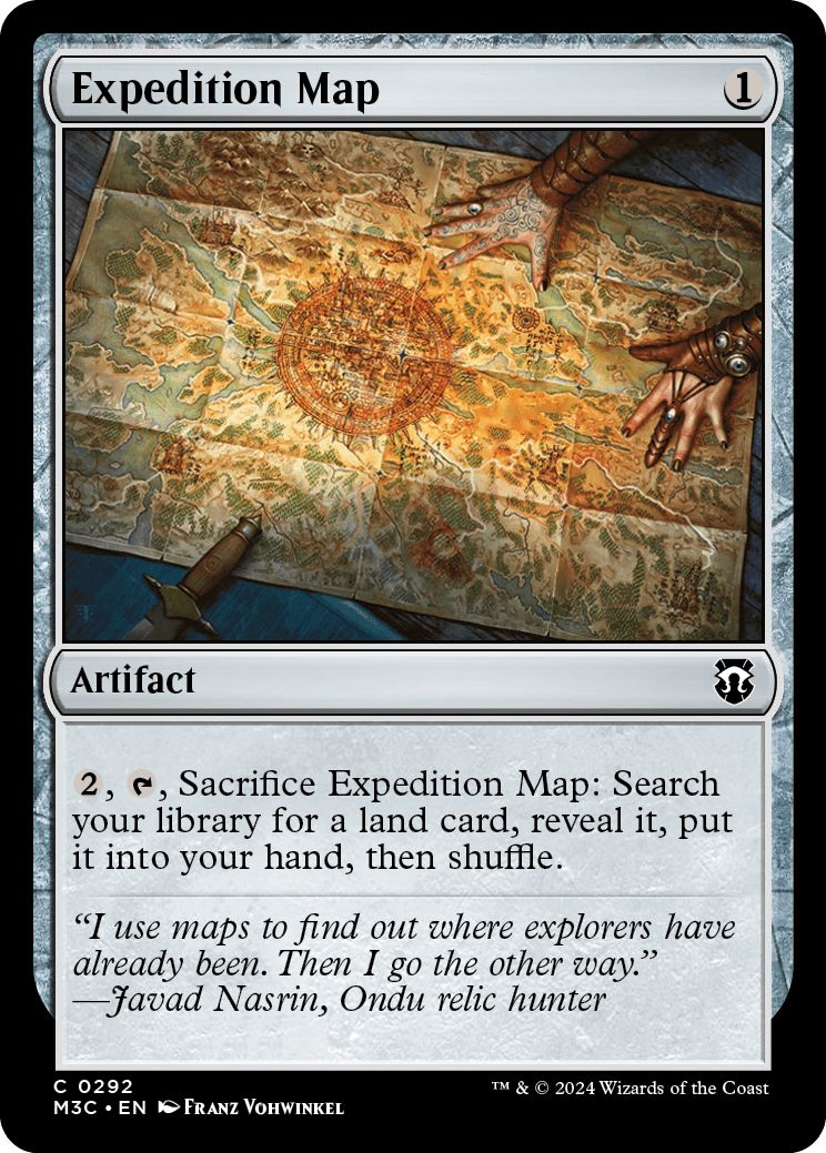 (英)【リップルFoil】探検の地図 / Expedition Map【M3C】 No.292