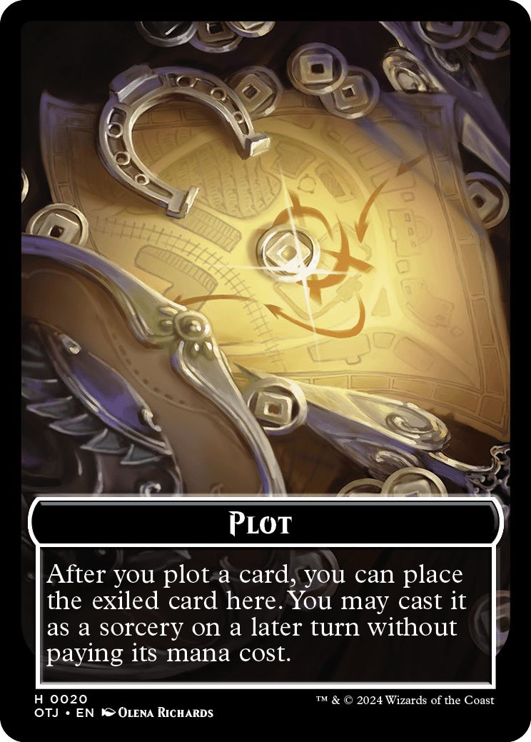 (英)計画トークン / Plot Token【OTJ-TOKEN】 No.020