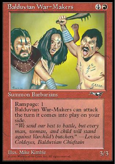 (英)Balduvian War-Makers【ALL】 (3人の蛮族) No.066B