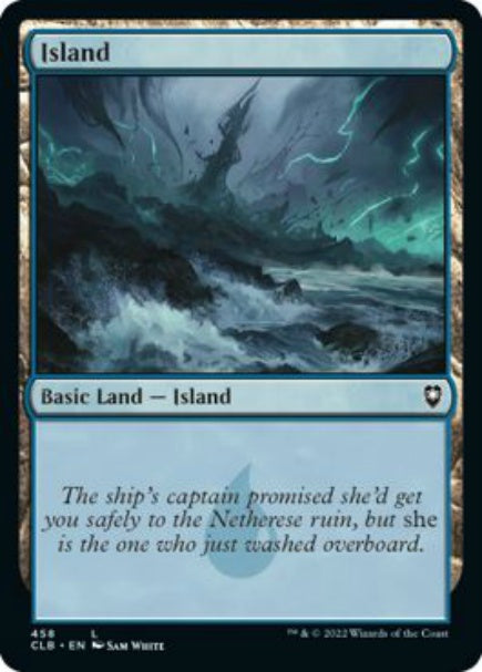 (英)【Foil】島 / Island【CLB】 No.458