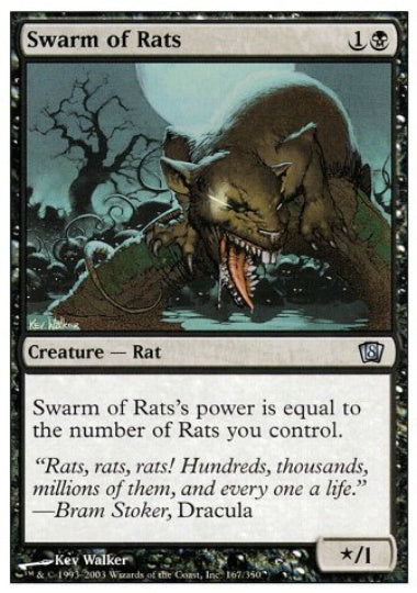 (英)ネズミの大群 / Swarm of Rats【8ED】 No.167