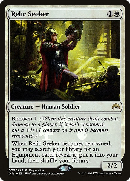 (英)【Foil】秘宝の探求者 / Relic Seeker【PRM】Box購入プロモ No.037