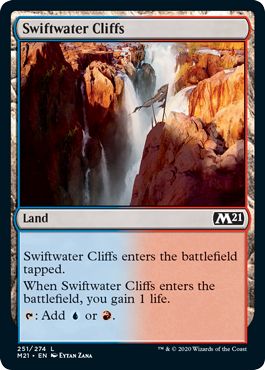 (英)【Foil】急流の崖 / Swiftwater Cliffs【M21】 No.251