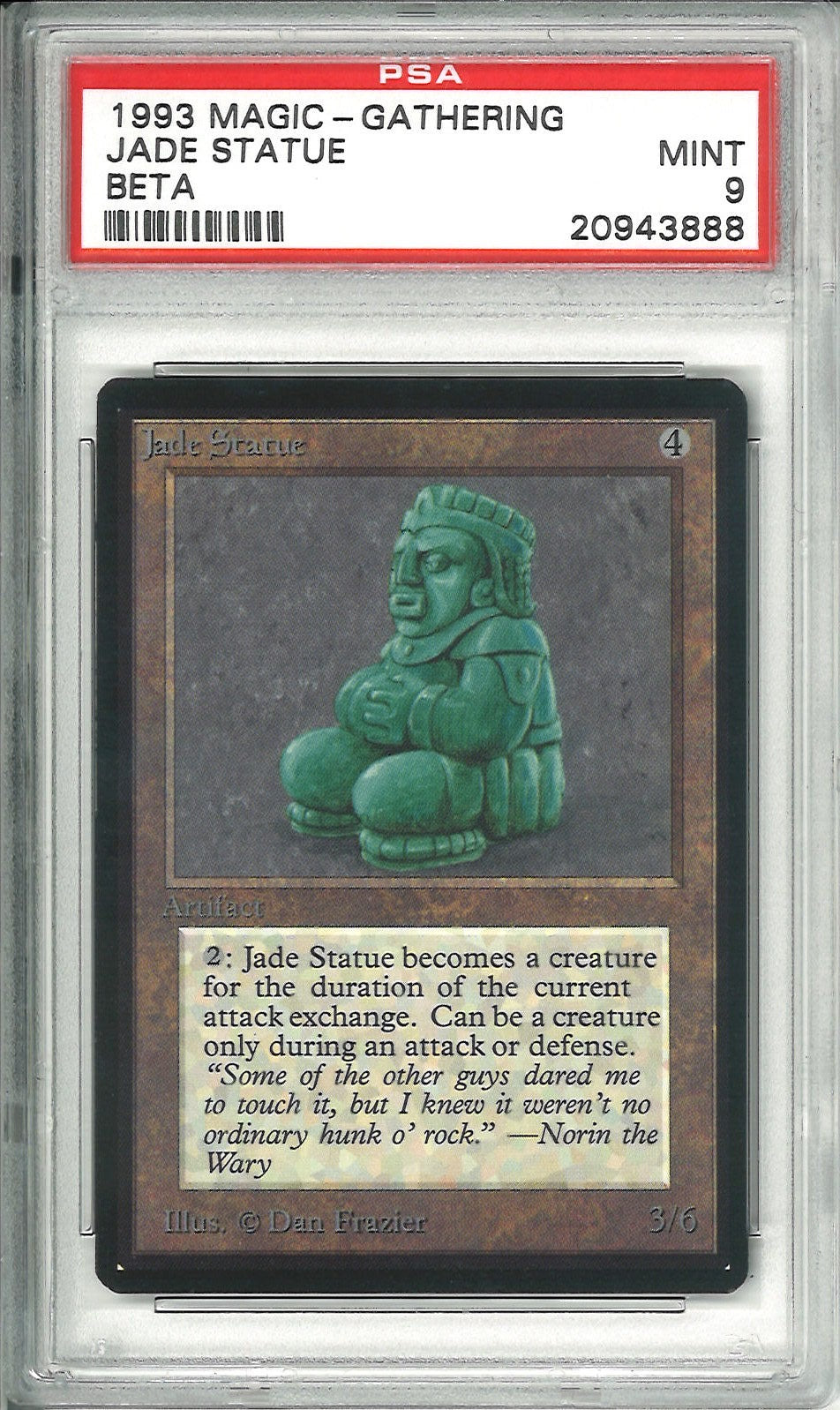 [鑑定品](英)翡翠像 / Jade Statue【BETA】 PSA9 ID:20943888