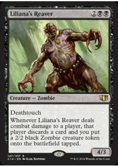 (英)リリアナの肉裂き / Liliana's Reaver【C14】 No.147