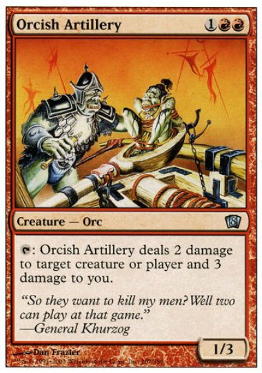(英)【Foil】オーク弩弓隊 / Orcish Artillery【8ED】 No.207