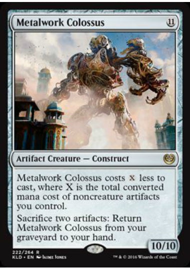 (英)【Foil】金属製の巨像 / Metalwork Colossus【KLD】 No.222