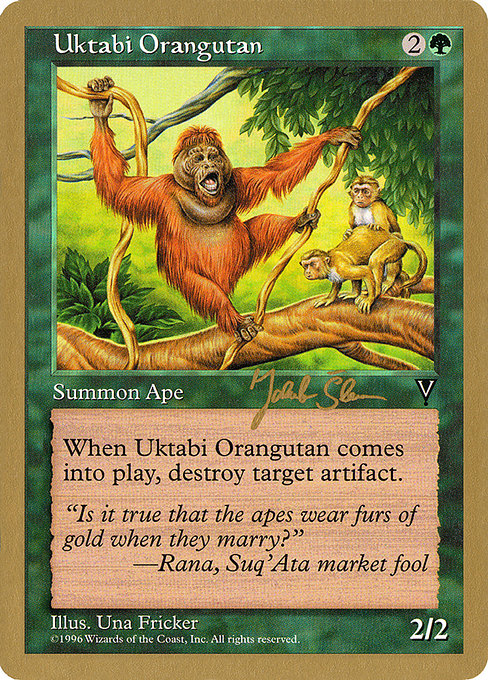 (英)ウークタビー・オランウータン / Uktabi Orangutan【WC97】 World Championship Decks 1997 Jakub Slemr 金枠 No.070
