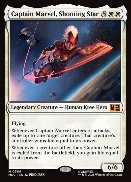 (英)流れ星、キャプテン・マーベル / Captain Marvel, Shooting Star【MSC】 No.589
