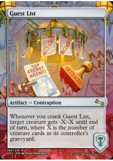 (英)【Foil】Guest List 【UST】 No.186