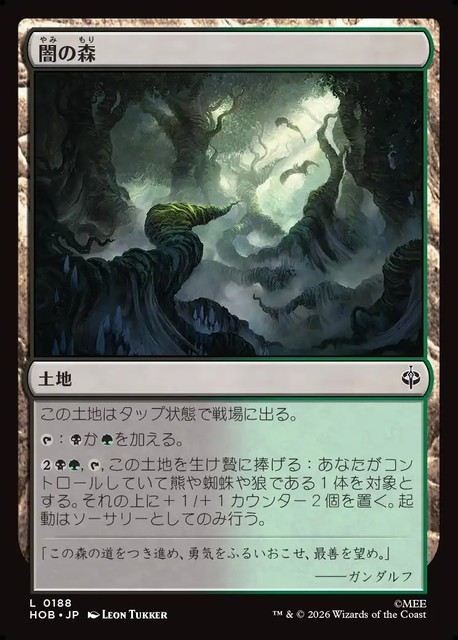 【予約商品】(日)闇の森 / Mirkwood【HOB】 No.188