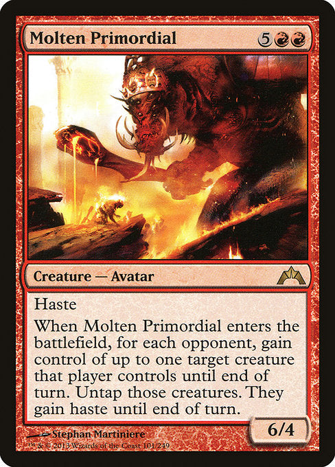 (英)【Foil】溶鉄の始源体 / Molten Primordial【GTC】 No.101