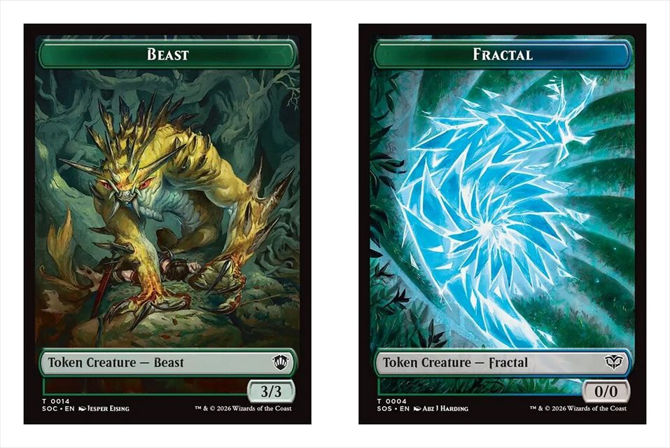 (英)ビーストトークン / Beast Token No.014 - フラクタルトークン / Fractal Token No.004【SOC-TOKEN】 No.012