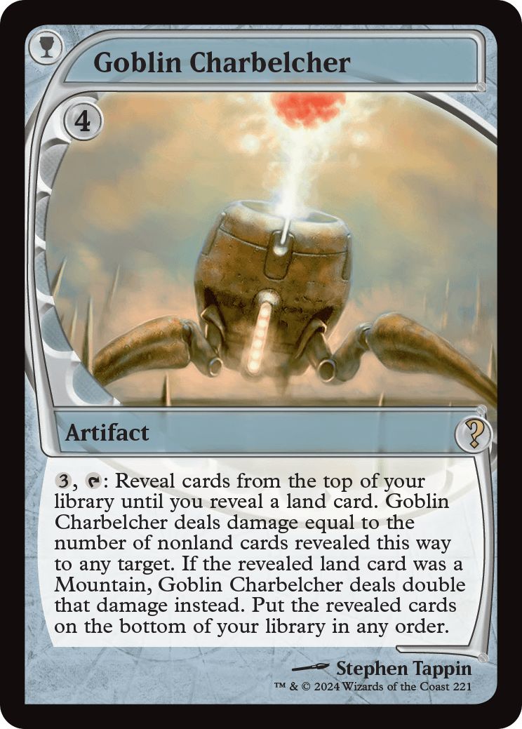 (英)【Foil】ゴブリンの放火砲 / Goblin Charbelcher【MB2】 No.221