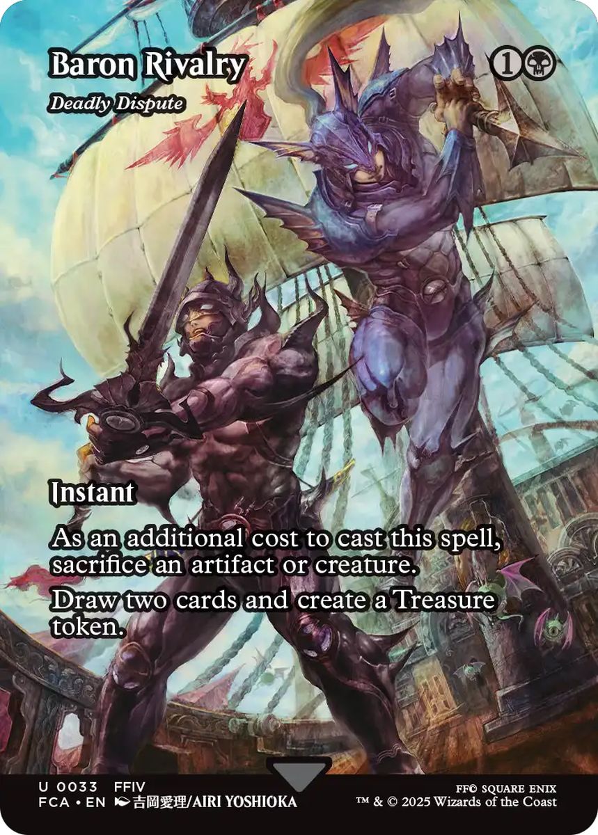 (英)【Foil】バロン王国の対抗心 / Baron Rivalry[命取りの論争 / Deadly Dispute] ★ショーケース枠★(FINAL FANTASY・継承史カード) 【FCA】 No.033