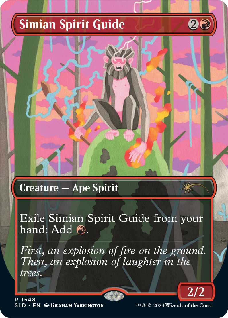 (英)【Foil】猿人の指導霊 / Simian Spirit Guide【SLD】Prismatic Nightmares No.1548