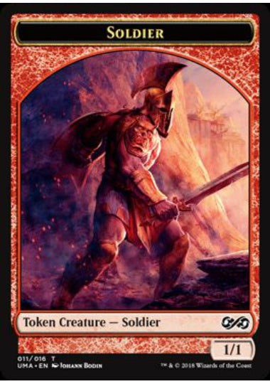 (英)兵士トークン / Soldier Token【UMA-TOKEN】 No.011