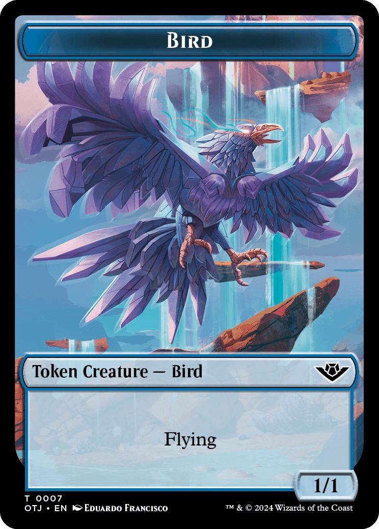 (英)鳥トークン / Bird Token【OTJ-TOKEN】 No.007