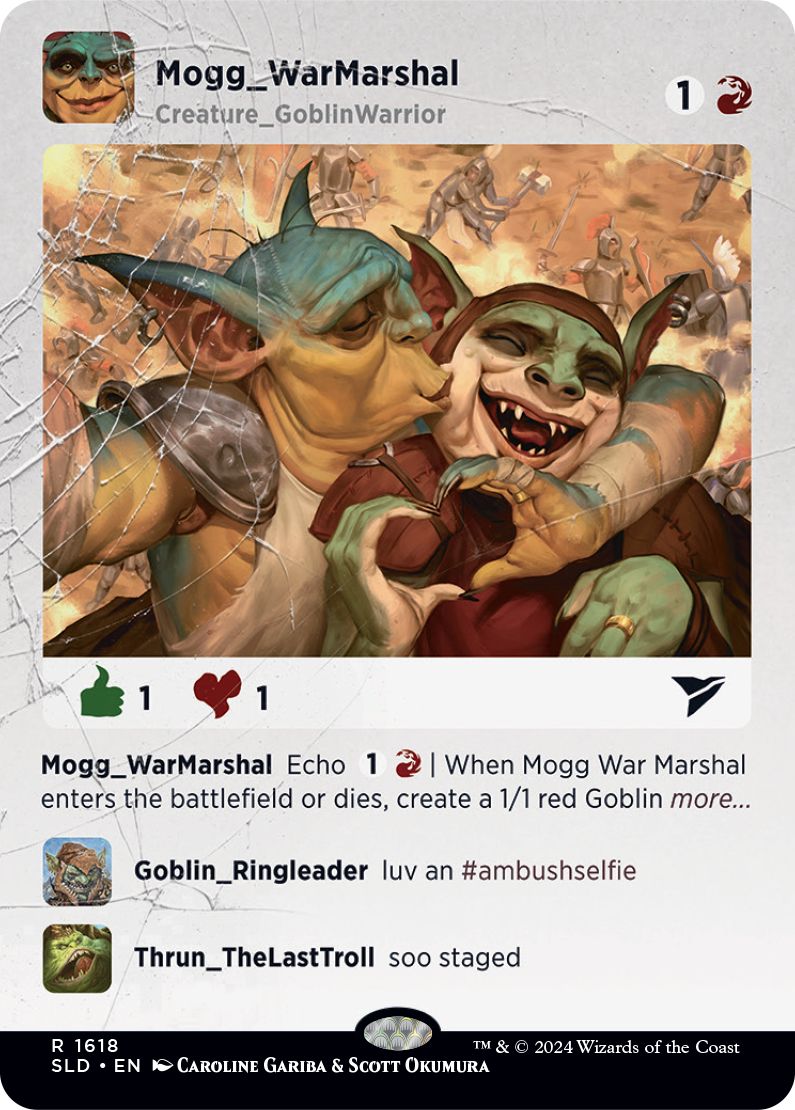 (英)【Foil】モグの戦争司令官 / Mogg War Marshal【SLD】Goblingram No.1618