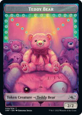 (英)ぬいぐるみ・熊トークン / Teddy Bear Token【UNF-TOKEN】 No.009