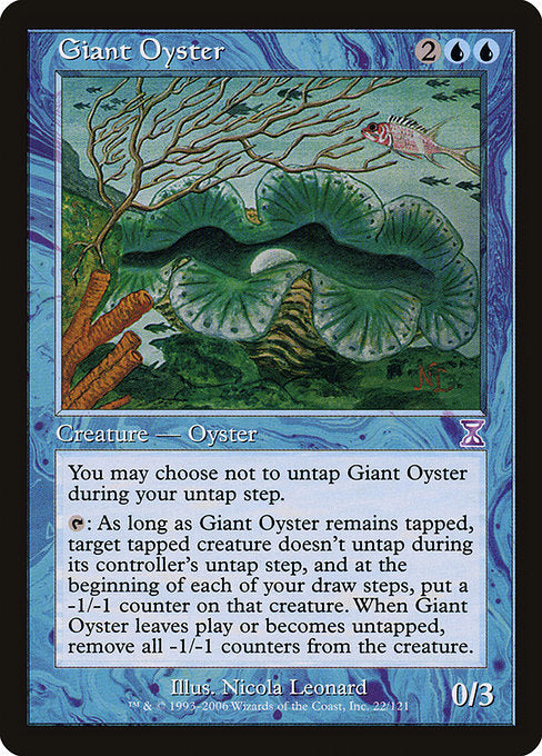 (英)巨大カキ / Giant Oyster【TSB】 旧枠 No.022