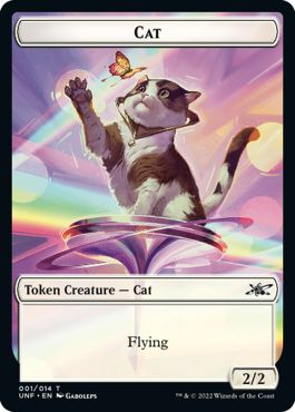 (英)猫トークン / Cat Token【UNF-TOKEN】 No.001