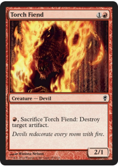 (英)【Foil】松明の悪鬼 / Torch Fiend【CNS】 No.153