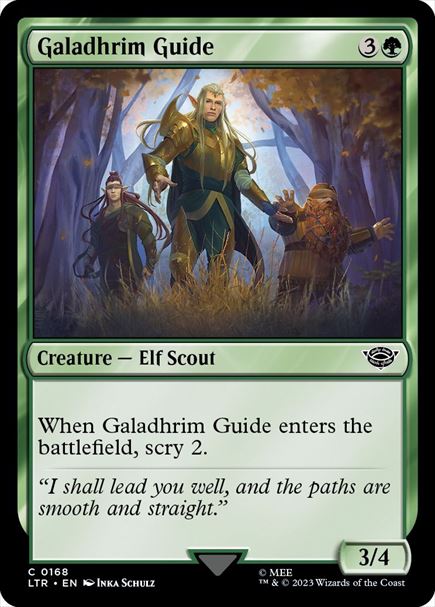 (英)【Foil】ガラズリムの道案内 / Galadhrim Guide【LTR】 No.168