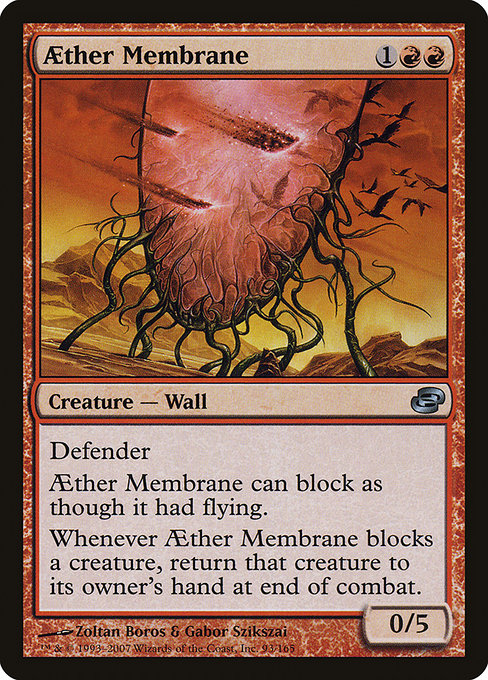 (英)【Foil】霊気の皮膜 / AEther Membrane【PLC】 No.093