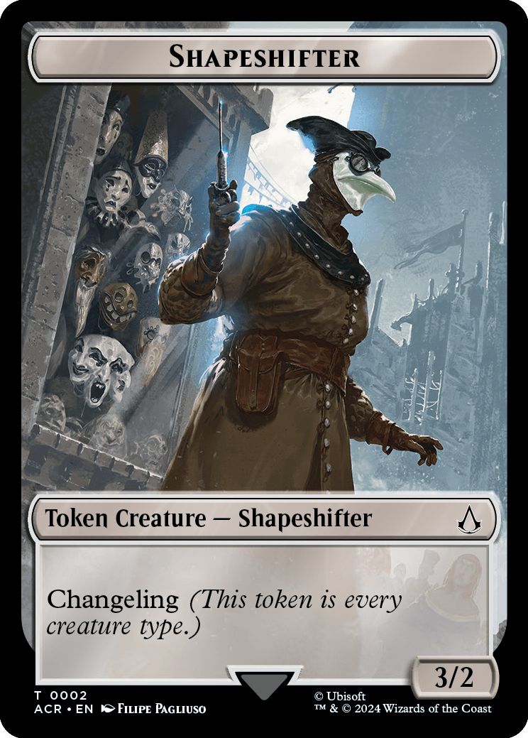 (英)多相の戦士トークン / Shapeshifter Token【ACR-TOKEN】 No.002