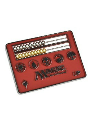 【サプライ】 ウルトラプロ MTG カードサイズそろばん型ライフカウンター (赤) / Ultra PRO Abacus Life Counter for MTG Red