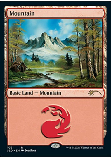 (英)【Foil】山 / Mountain【SLD】Happy Little Gathering No.106