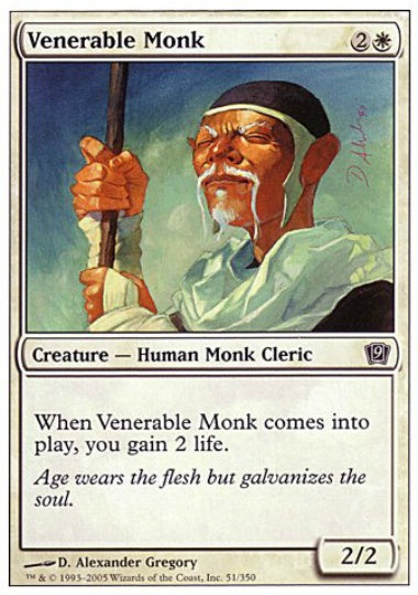 (英)ありがたい老修道士 / Venerable Monk【9ED】 No.051