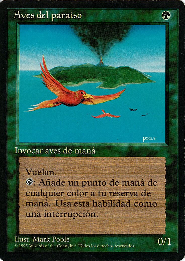 (スペイン語)Aves del Paraiso / Birds of Paradise【4ED】 黒枠 No.234