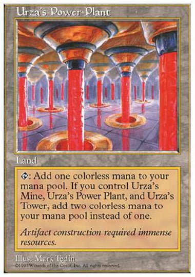 (英)ウルザの魔力炉 / Urza's Power Plant【5ED】 No.428