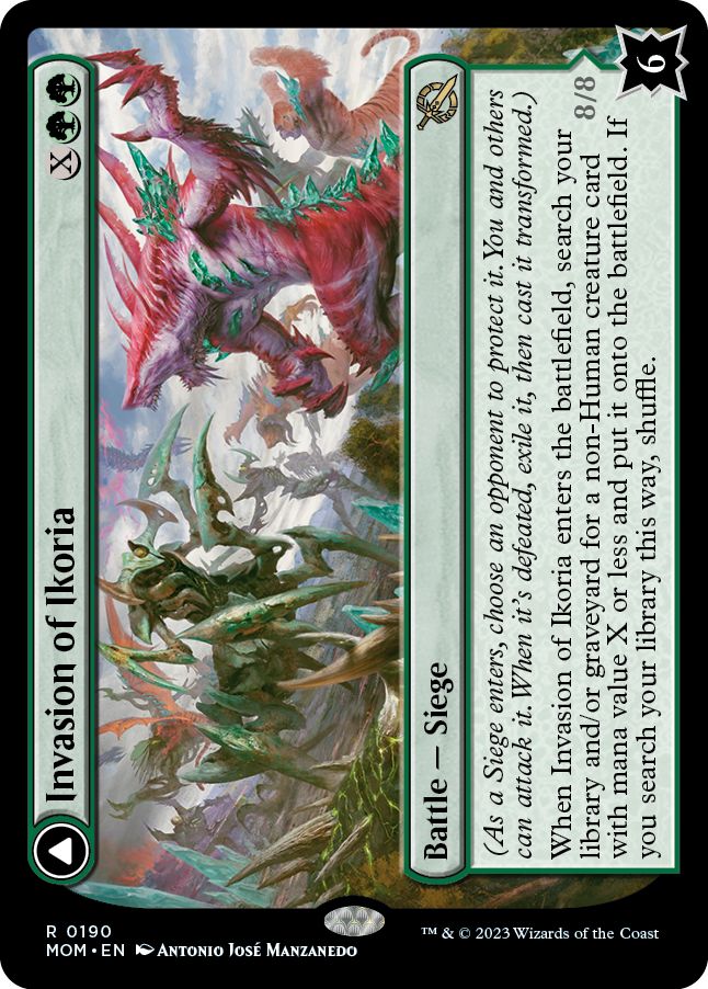 (英)【Foil】イコリアへの侵攻 / Invasion of Ikoria - イコリアの頂点、ジローサ / Zilortha, Apex of Ikoria【MOM】 No.190