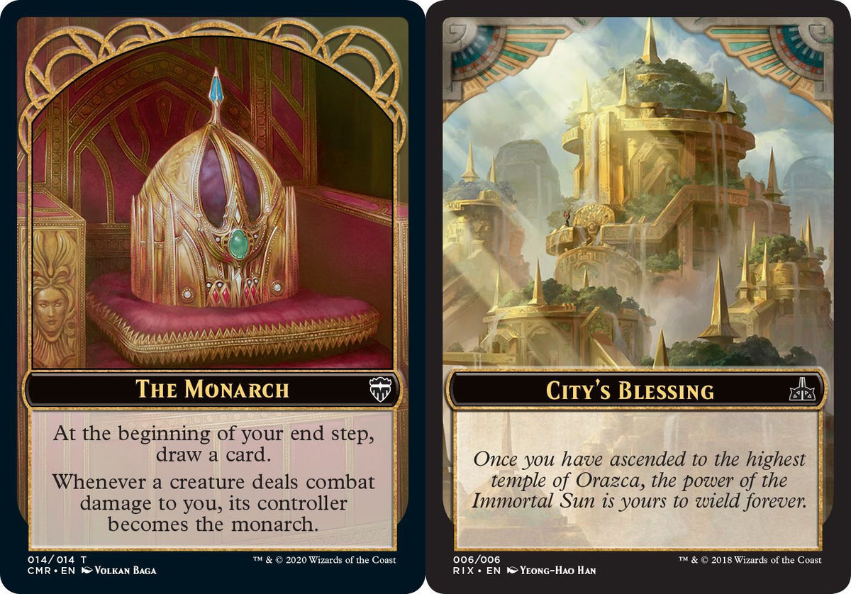 (英)統治者トークン / The Monarch Token No.CMR-014 - 都市の承認トークン / City's Blessing Token【SLD-C23-02】 Angels: They're Just Like Us but Cooler and with Wings No.RIX-006