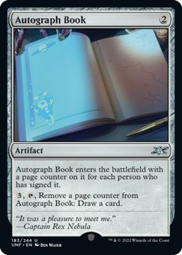 (英)Autograph Book【UNF】 No.183