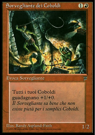 (イタリア語)Sorvegliante dei Coboldi / Kobold Taskmaster【LEG】 No.156