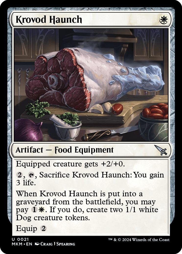 (英)【Foil】クロヴァドの脚肉 / Krovod Haunch【MKM】 No.021