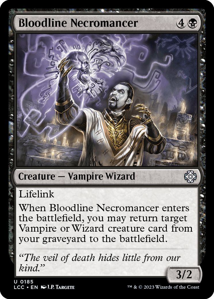 (英)血統の屍術士 / Bloodline Necromancer【LCC】 No.185