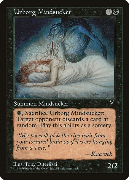 (英)アーボーグの吸心鬼 / Urborg Mindsucker【VIS】 (Multiverse Gift Box版) No.071
